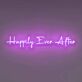 Happily Ever After LED-Neonschild für Hochzeit und Wohnzimmer