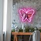 Schmetterling LED-Neonschild für Wohnzimmer Schlafzimmer