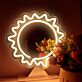 Sonne LED-Neonschild Wohnzimmer Schlafzimmer