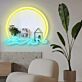 Sonne und Meereswellen LED-Neonschild Wohnzimmer Schlafzimmer