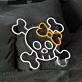 Totenkopf mit Schleife LED-Neonschild Wohnzimmer Bar