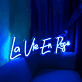 La Vie En Rose LED-Neonschild für Wohnzimmer oder Schlafzimmer