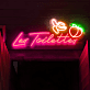Les Toilettes LED-Neonschild für Restaurant Bar
