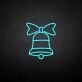 Weihnachtsglocke als LED-Neonschild