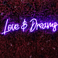 Love and Dreams: Illuminate Your Space with Romantic Neon Glow