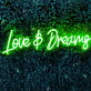 Love and Dreams: Illuminate Your Space with Romantic Neon Glow
