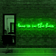 love is in the hair LED-Neonschild Friseursalon