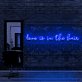 love is in the hair LED-Neonschild Friseursalon