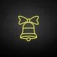 Weihnachtsglocke als LED-Neonschild