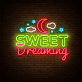 SWEET Dreaming LED-Neonschild Schlafzimmer Kinderzimmer