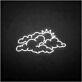 Wolken mit Sonne LED-Neonschild Wohnzimmer Kinderzimmer