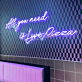 Alles was du brauchst ist Liebe Pizza LED Neonschild für Restaurant und Pizzeria
