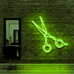 Friseurschere LED-Neonschild für Friseursalon
