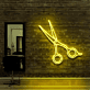 Friseurschere LED-Neonschild für Friseursalon