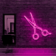 Friseurschere LED-Neonschild für Friseursalon
