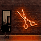 Friseurschere LED-Neonschild für Friseursalon