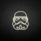 Stormtrooper-Motiv als LED-Neonschild
