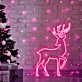 Rentier LED-Neonschild für Weihnachten Wohnzimmer