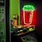 Kaffeebecher To Go LED-Neonschild für Café Kaffeehaus