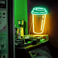 Kaffeebecher To Go LED-Neonschild für Café Kaffeehaus