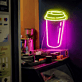 Kaffeebecher To Go LED-Neonschild für Café Kaffeehaus