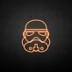 Stormtrooper-Motiv als LED-Neonschild