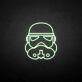 Stormtrooper-Motiv als LED-Neonschild