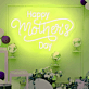Happy Mother's Day LED-Neonschild für Feier und Wohnzimmer