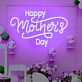 Happy Mother's Day LED-Neonschild für Feier und Wohnzimmer