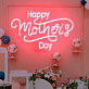 Happy Mother's Day LED-Neonschild für Feier und Wohnzimmer