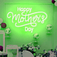 Happy Mother's Day LED-Neonschild für Feier und Wohnzimmer