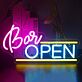 Bar OPEN LED-Neonschild für Bar und Club