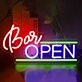 Bar OPEN LED-Neonschild für Bar und Club