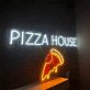 Personalisierbares Pizza Haus LED Neonschild