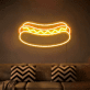 Hotdog LED-Neonschild für Imbiss und Restaurant