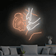 Massage Szene LED-Neonschild für Spa und Massagepraxis