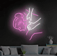 Massage Szene LED-Neonschild für Spa und Massagepraxis