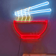 Schüssel mit Nudeln und Essstäbchen LED-Neonschild für Restaurant