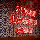 SUSHI LOVERS ONLY LED-Neonschild für Restaurant Bar