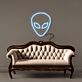 Alienkopf LED-Neonschild Wohnzimmer Gamingzimmer