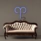 Widder Sternzeichen Symbol LED-Neonschild für Wohnzimmer Astrologie Dekor