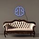 Gehirn Symbol LED-Neonschild Wohnzimmer Büro