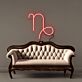 Steinbock Sternzeichen Symbol LED-Neonschild Wohnzimmer Schlafzimmer