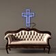Christliches Kreuz als LED-Neonschild