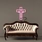 Christliches Kreuz als LED-Neonschild