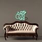 Katze Illustration LED-Neonschild für Wohnzimmer oder Kinderzimmer