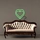 Herzsymbol LED-Neonschild für Wohnzimmer Schlafzimmer