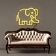 Elefant LED-Neonschild Wohnzimmer Kinderzimmer