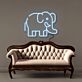 Elefant LED-Neonschild Wohnzimmer Kinderzimmer