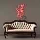 Abstrakte Gesichter LED-Neonschild Wohnzimmer Studio